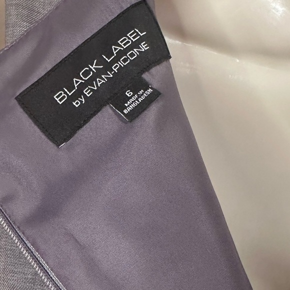 Black Label by Evan-Picone Vintage 80’s Classic Sleeveless Lined Shift Dress - Picture 4 of 8